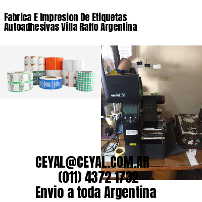 Fabrica E Impresion De Etiquetas Autoadhesivas Villa Raffo Argentina