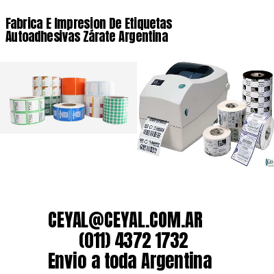 Fabrica E Impresion De Etiquetas Autoadhesivas Zárate Argentina
