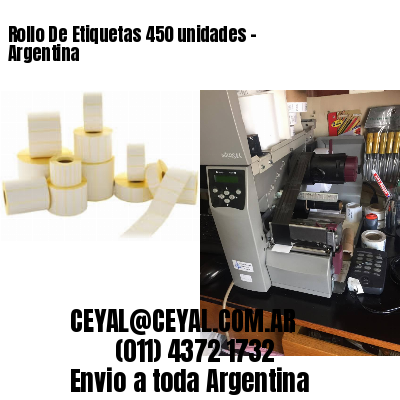 Rollo De Etiquetas 450 unidades – Argentina
