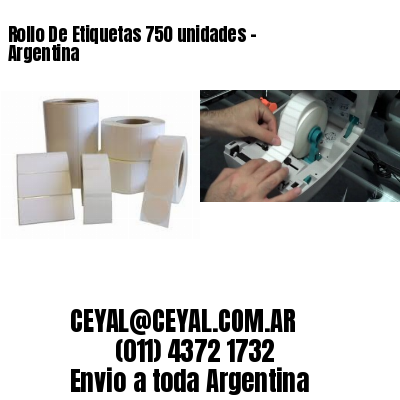 Rollo De Etiquetas 750 unidades – Argentina