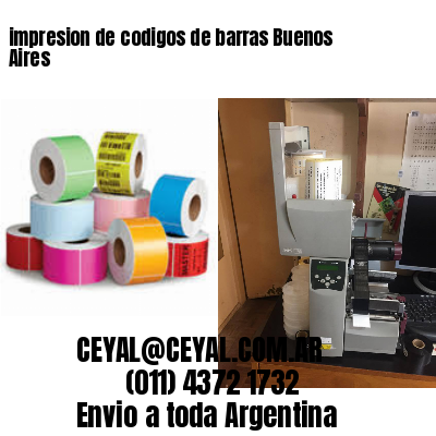 impresion de codigos de barras Buenos Aires