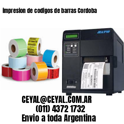 impresion de codigos de barras Cordoba