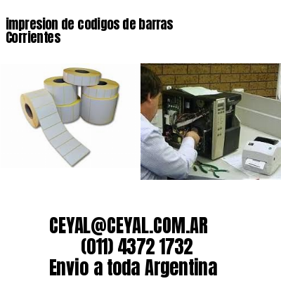 impresion de codigos de barras Corrientes