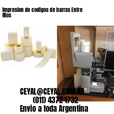 impresion de codigos de barras Entre Rios