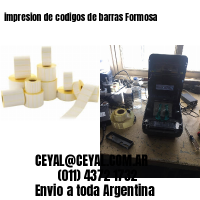 impresion de codigos de barras Formosa