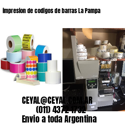 impresion de codigos de barras La Pampa