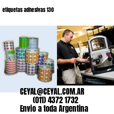 etiquetas adhesivas 130