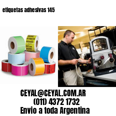 etiquetas adhesivas 145