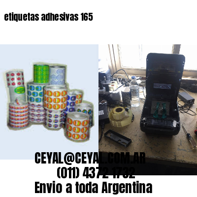 etiquetas adhesivas 165