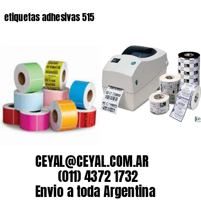 etiquetas adhesivas 515
