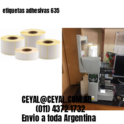 etiquetas adhesivas 635