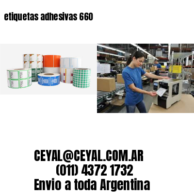 etiquetas adhesivas 660
