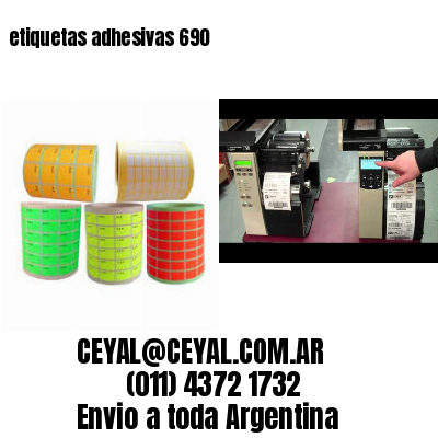 etiquetas adhesivas 690