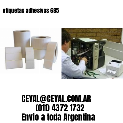 etiquetas adhesivas 695
