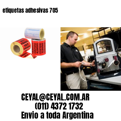 etiquetas adhesivas 705