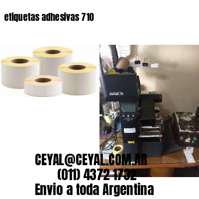 etiquetas adhesivas 710