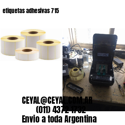 etiquetas adhesivas 715