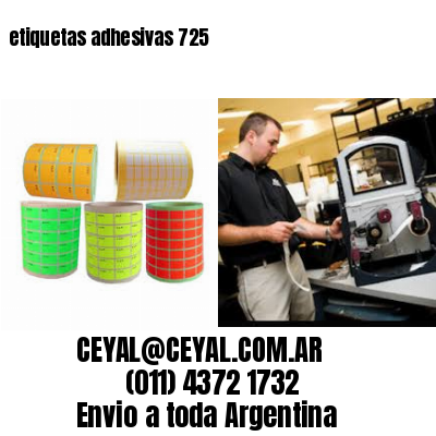 etiquetas adhesivas 725