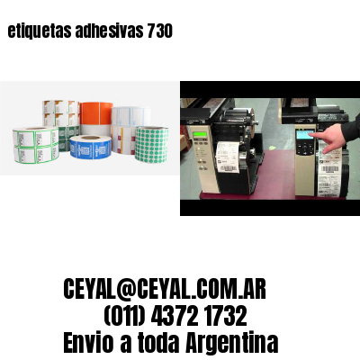 etiquetas adhesivas 730