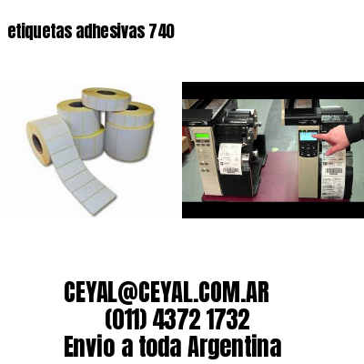 etiquetas adhesivas 740