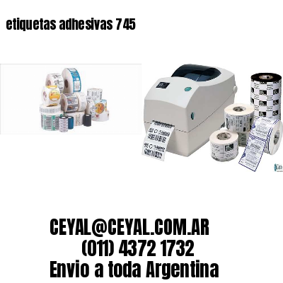 etiquetas adhesivas 745