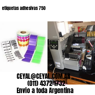 etiquetas adhesivas 750