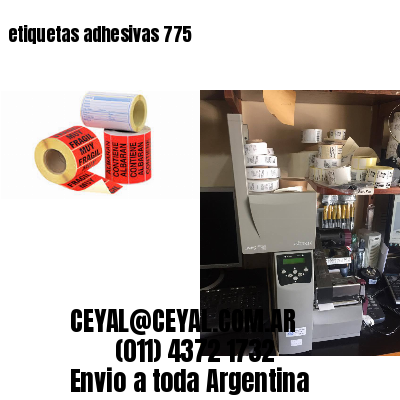 etiquetas adhesivas 775