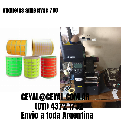 etiquetas adhesivas 780