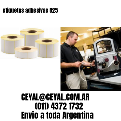 etiquetas adhesivas 825