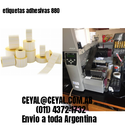 etiquetas adhesivas 880