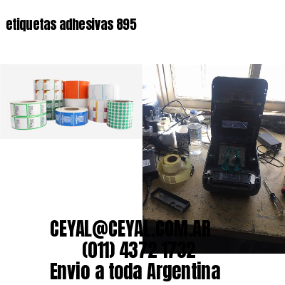 etiquetas adhesivas 895