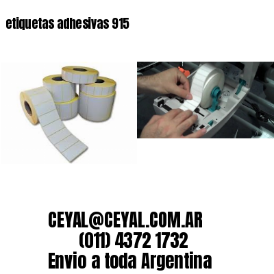 etiquetas adhesivas 915