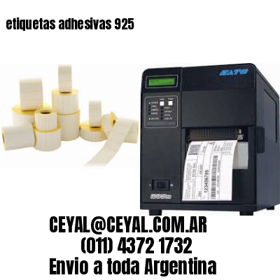 etiquetas adhesivas 925