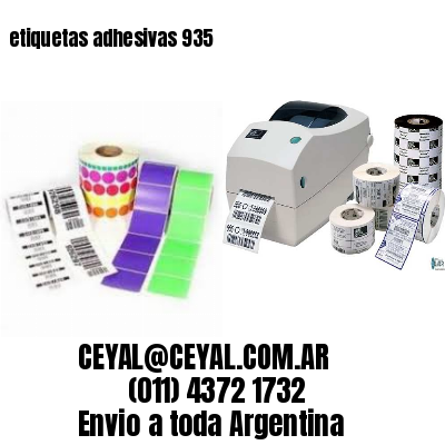 etiquetas adhesivas 935