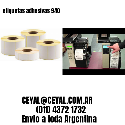 etiquetas adhesivas 940