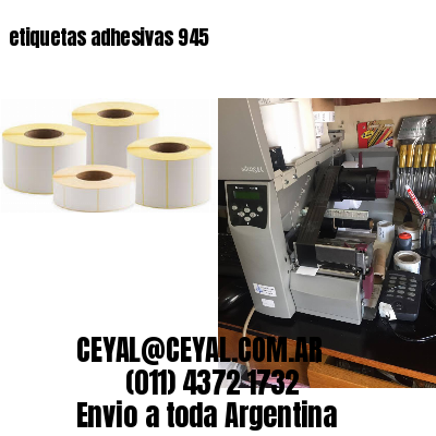etiquetas adhesivas 945