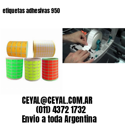 etiquetas adhesivas 950