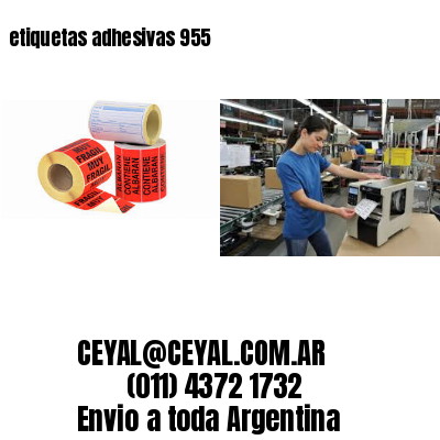 etiquetas adhesivas 955