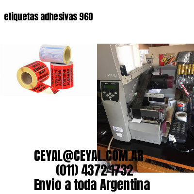 etiquetas adhesivas 960