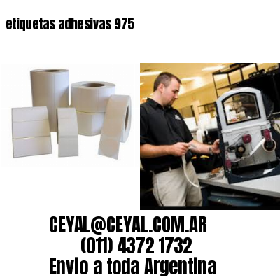 etiquetas adhesivas 975