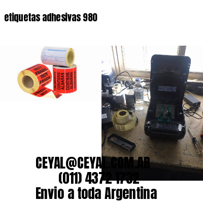 etiquetas adhesivas 980