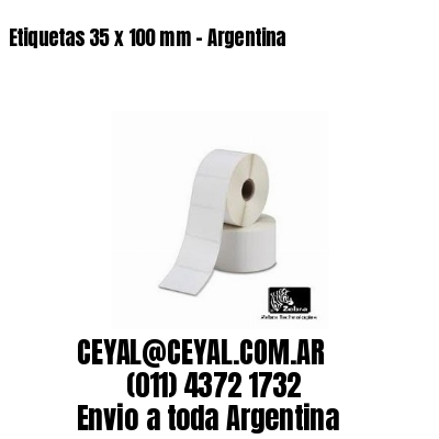 Etiquetas 35 x 100 mm – Argentina