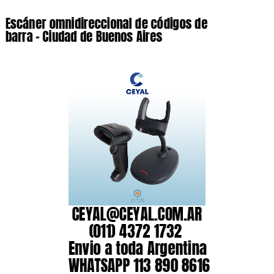 Escáner omnidireccional de códigos de barra – Ciudad de Buenos Aires