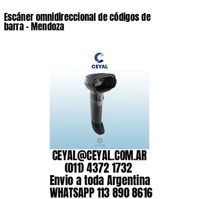 Escáner omnidireccional de códigos de barra – Mendoza