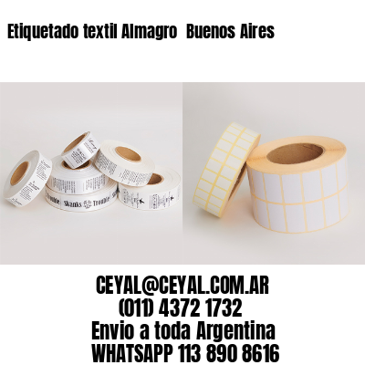 Etiquetado textil Almagro  Buenos Aires