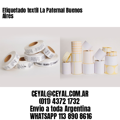 Etiquetado textil La Paternal Buenos Aires