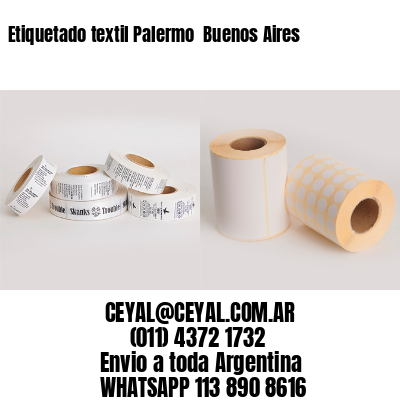 Etiquetado textil Palermo  Buenos Aires