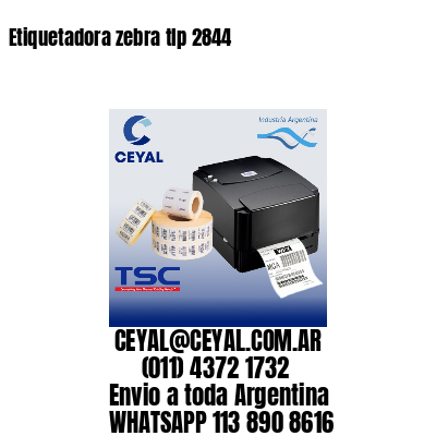 Etiquetadora zebra tlp 2844