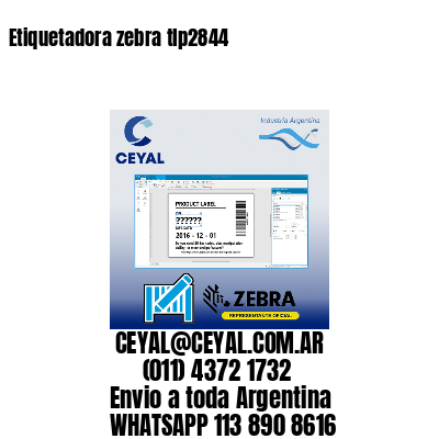 Etiquetadora zebra tlp2844