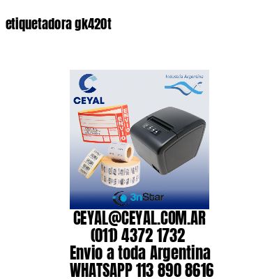 etiquetadora gk420t